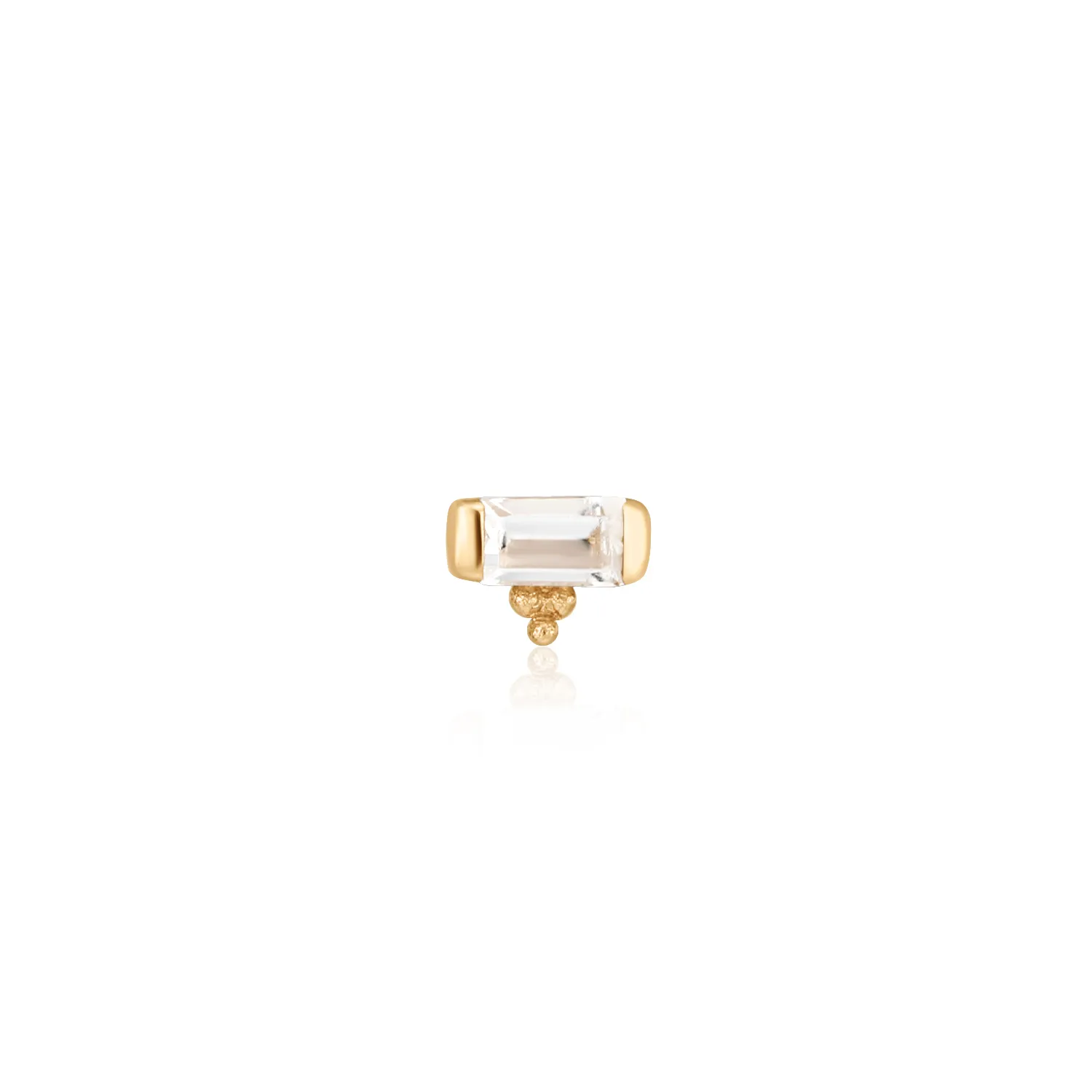 14k Tiny Dancer Piercing Stud