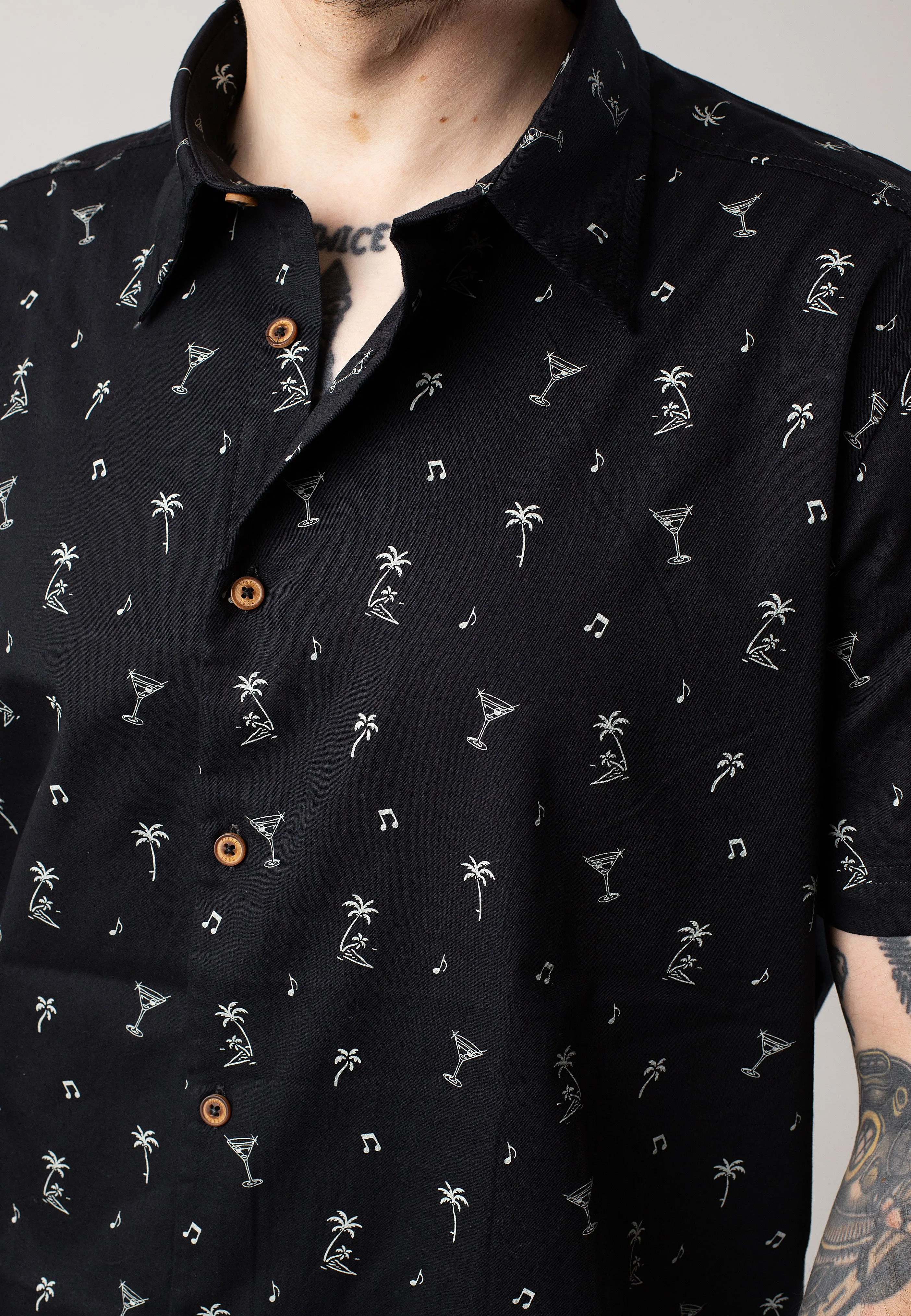 Ben Sherman - Scattered Print Black - Shirt