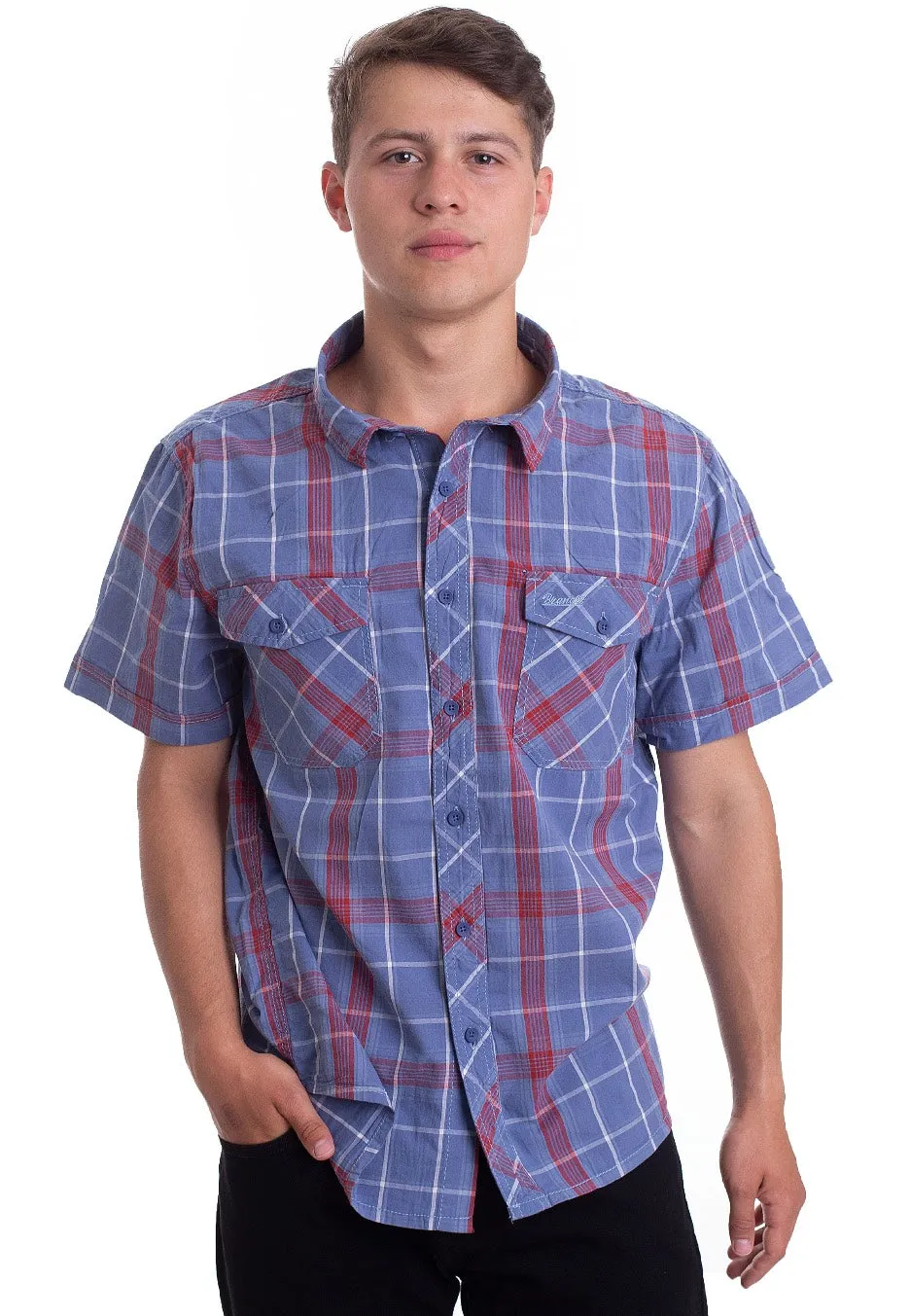 Brandit - Roadstar Red/Blue - Shirt
