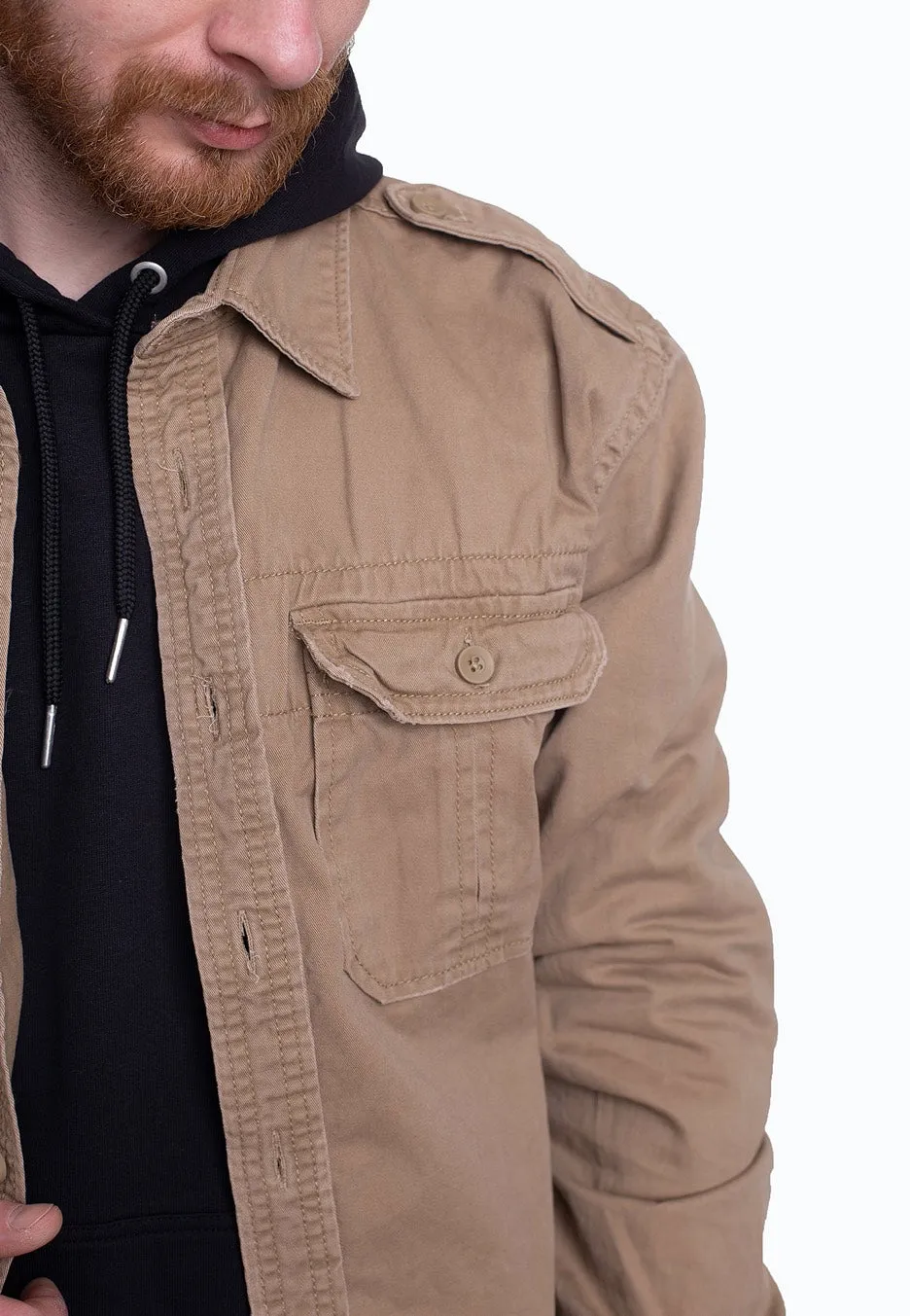 Brandit - Vintage Shirt Camel - Shirt