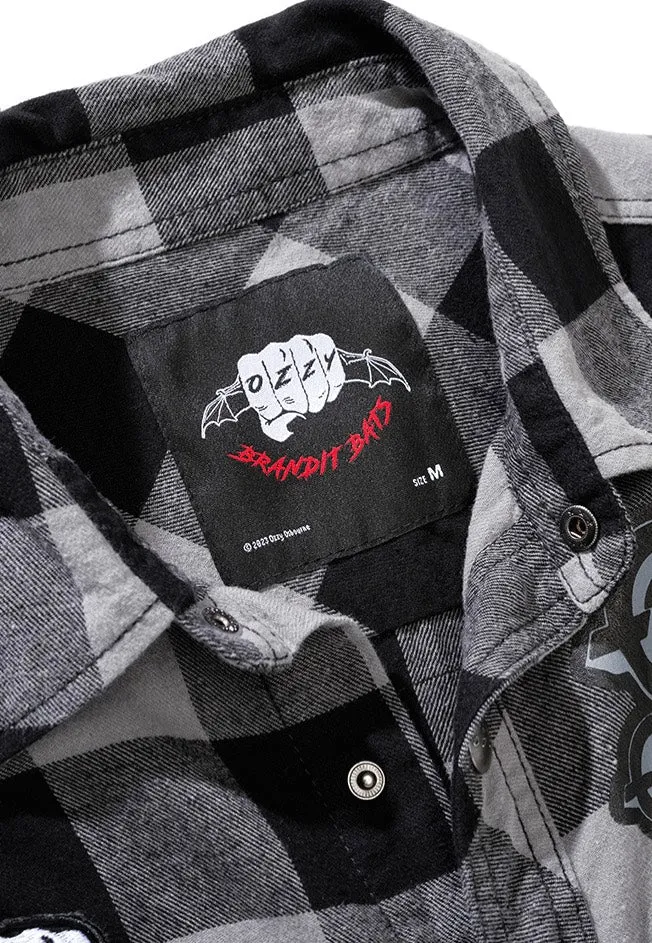 Brandit x Ozzy Osbourne - Check Shirt Long - Shirt