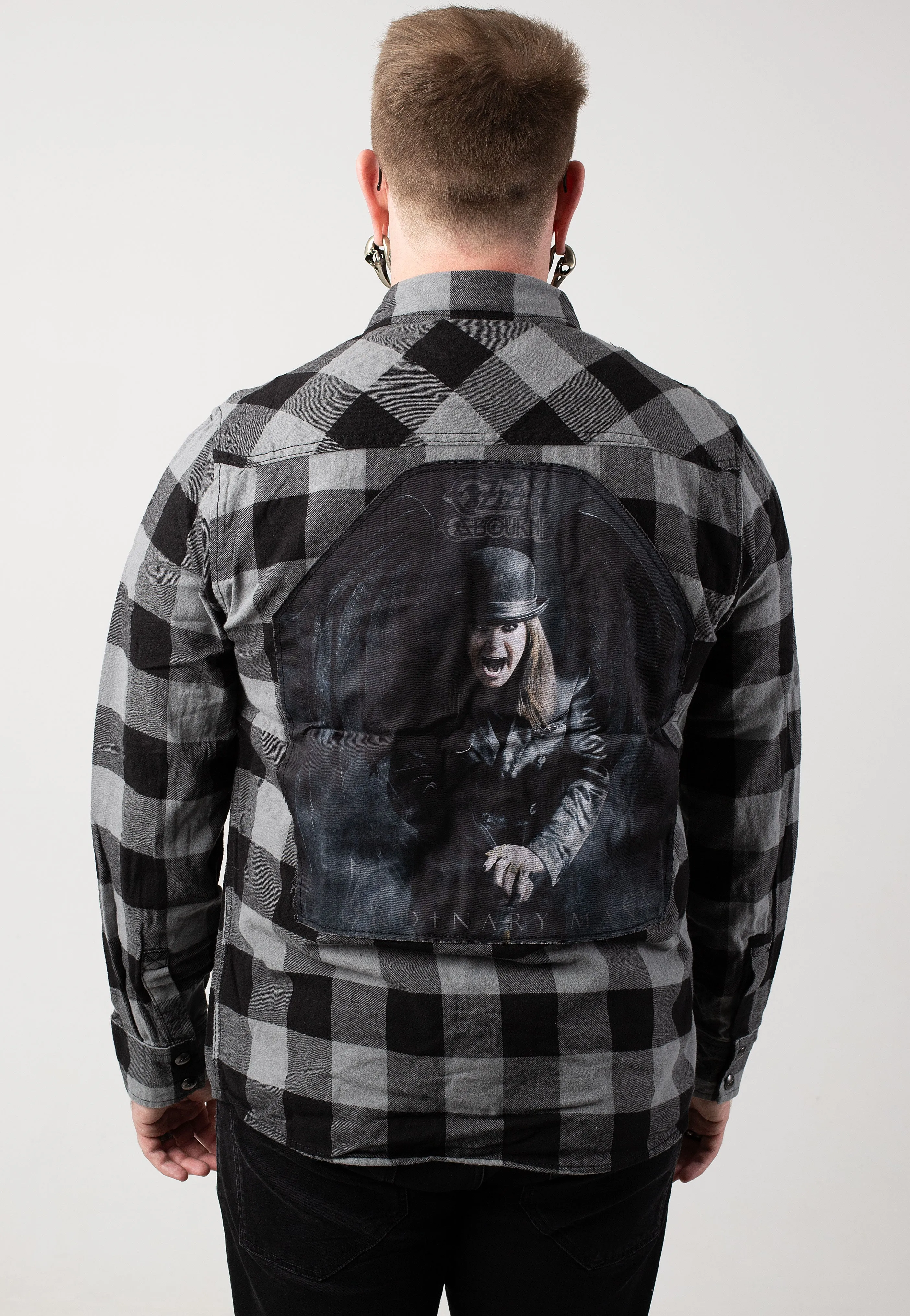 Brandit x Ozzy Osbourne - Check Shirt Long - Shirt