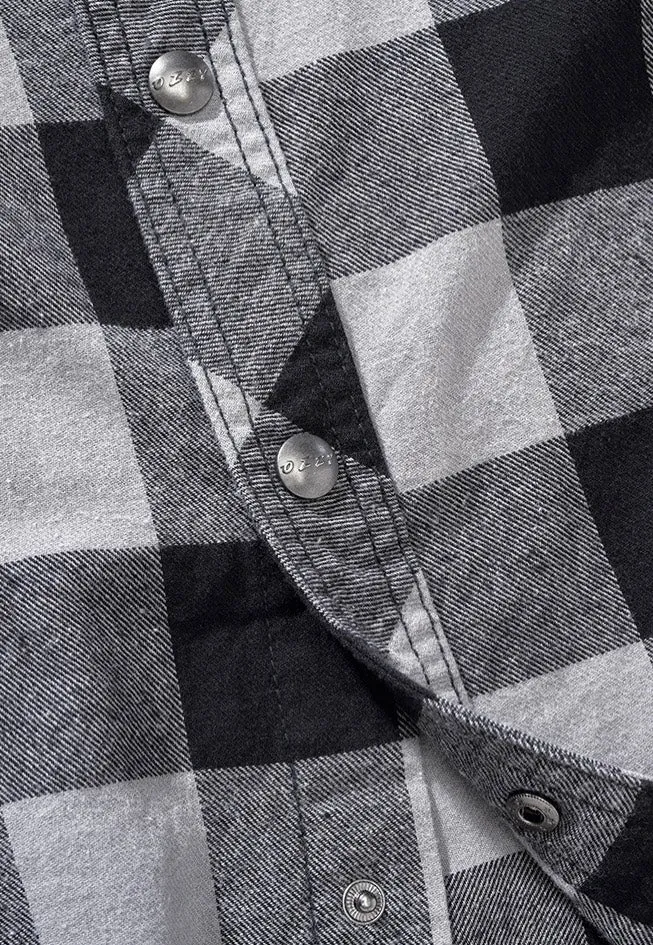 Brandit x Ozzy Osbourne - Check Shirt Long - Shirt