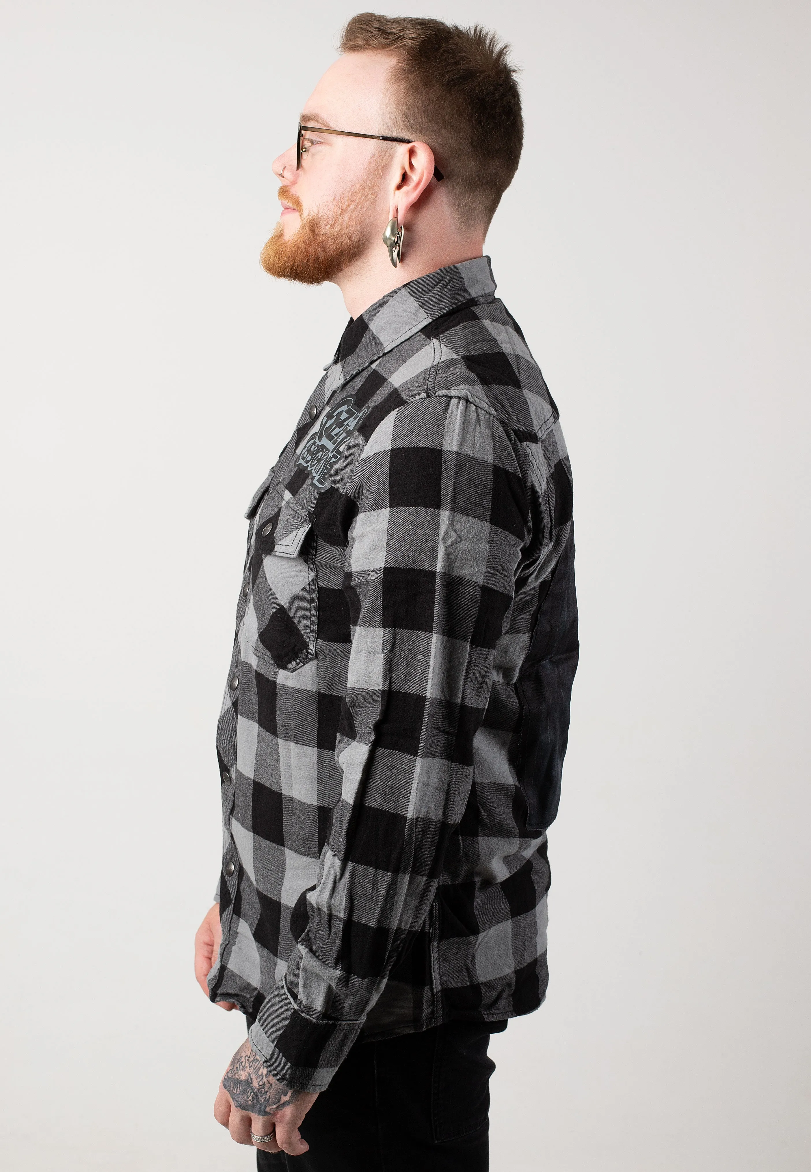Brandit x Ozzy Osbourne - Check Shirt Long - Shirt