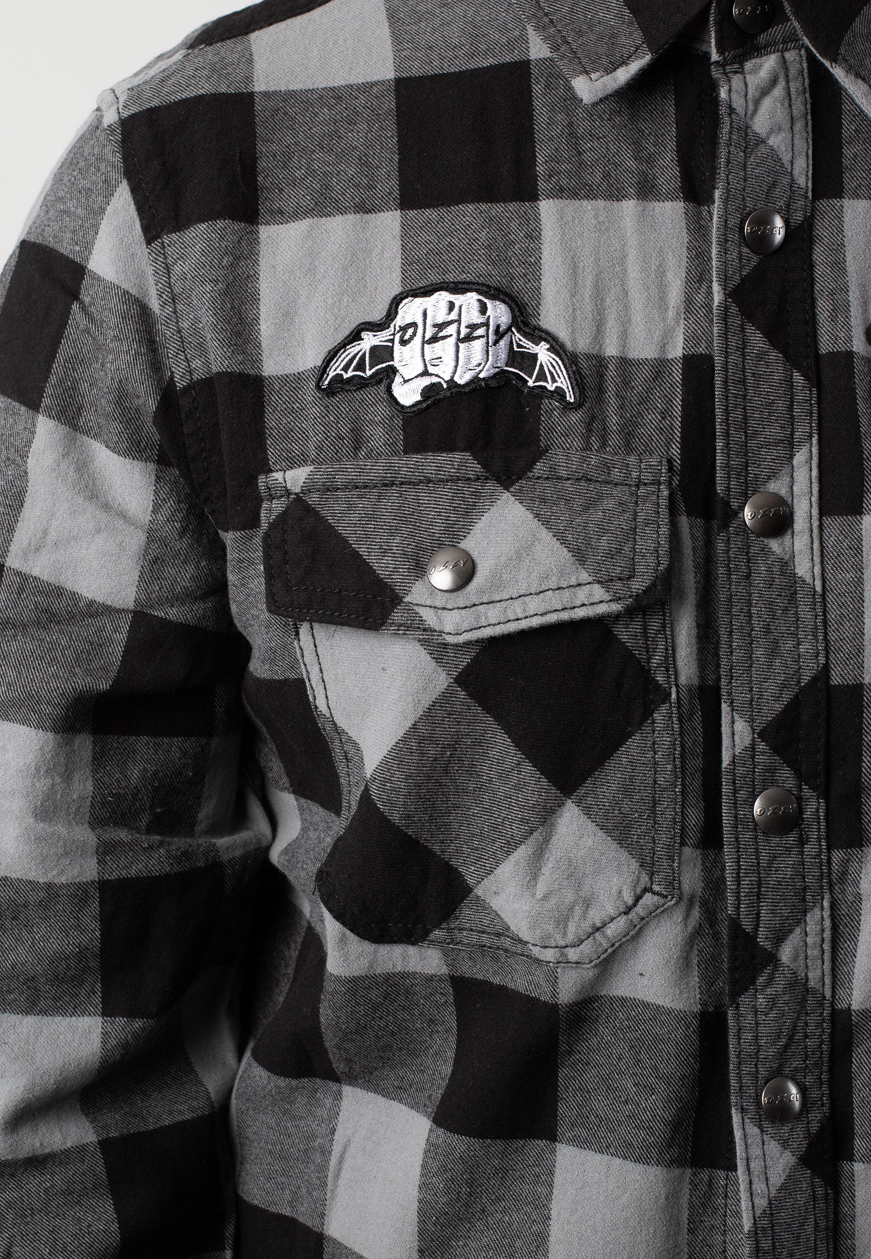 Brandit x Ozzy Osbourne - Check Shirt Long - Shirt