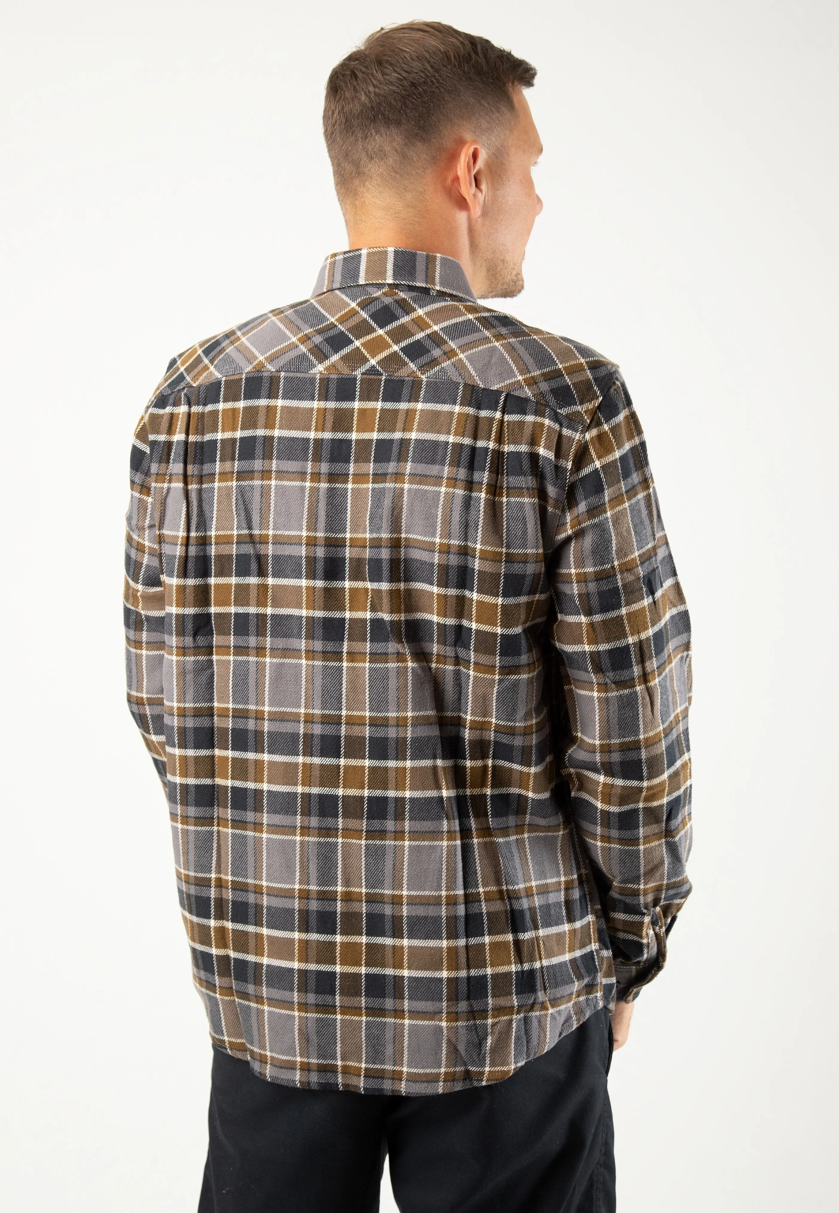 Brixton - Bowery Black/Desert Palm/Beige - Shirt
