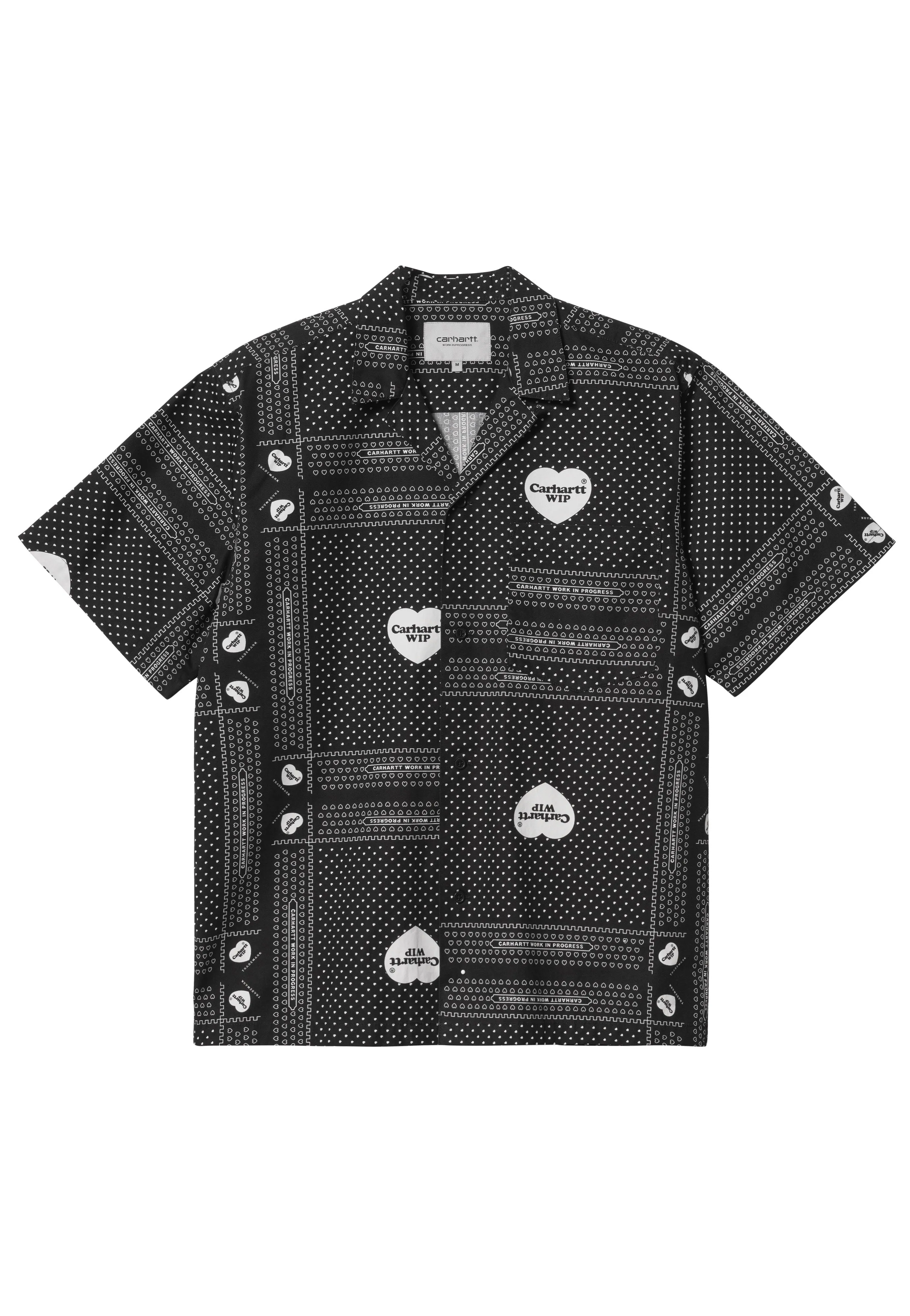 Carhartt WIP - Heart Bandana Heart Bandana Print/Black - Shirt