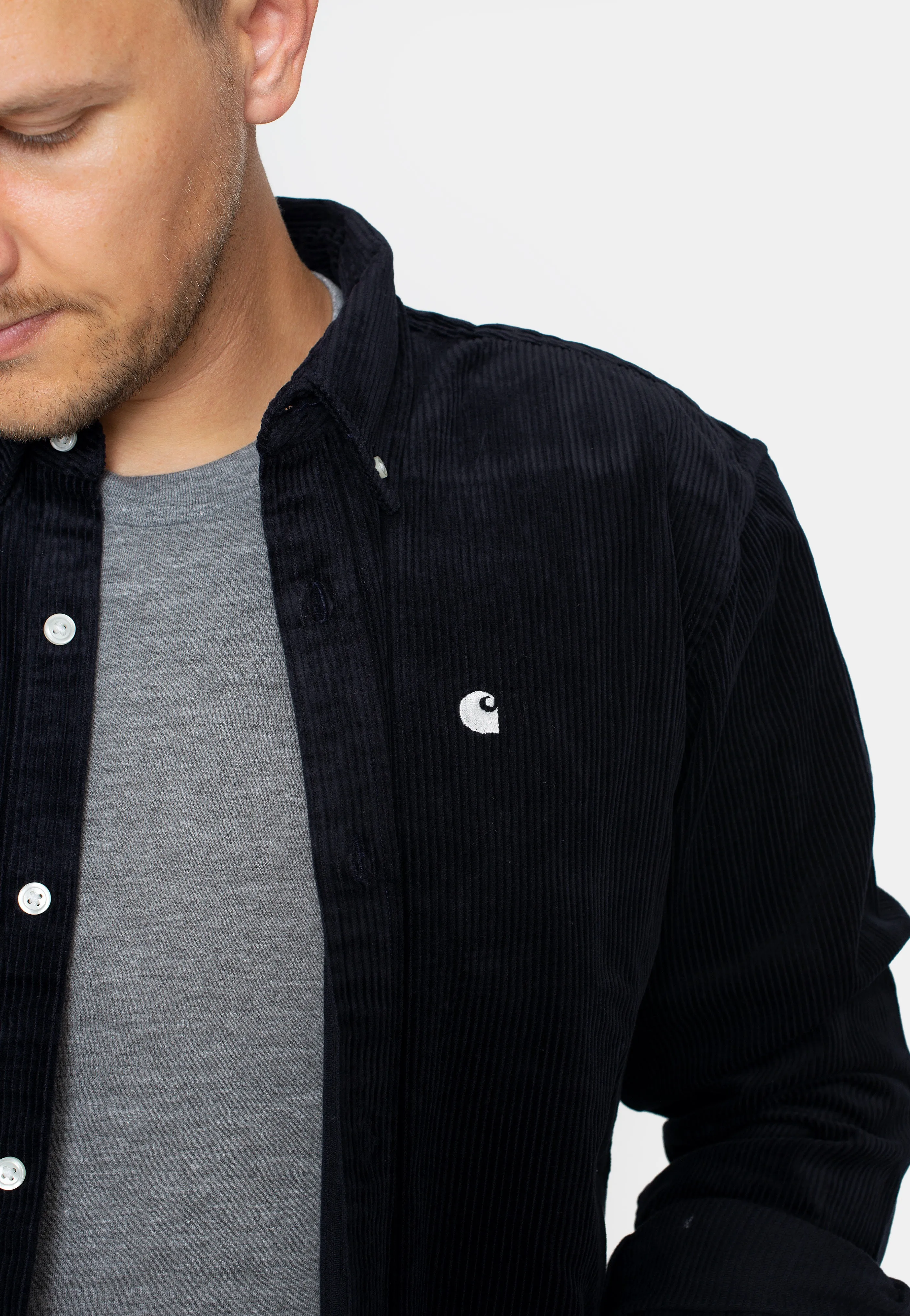 Carhartt WIP - Madison Cord Dark Navy/Wax - Shirt