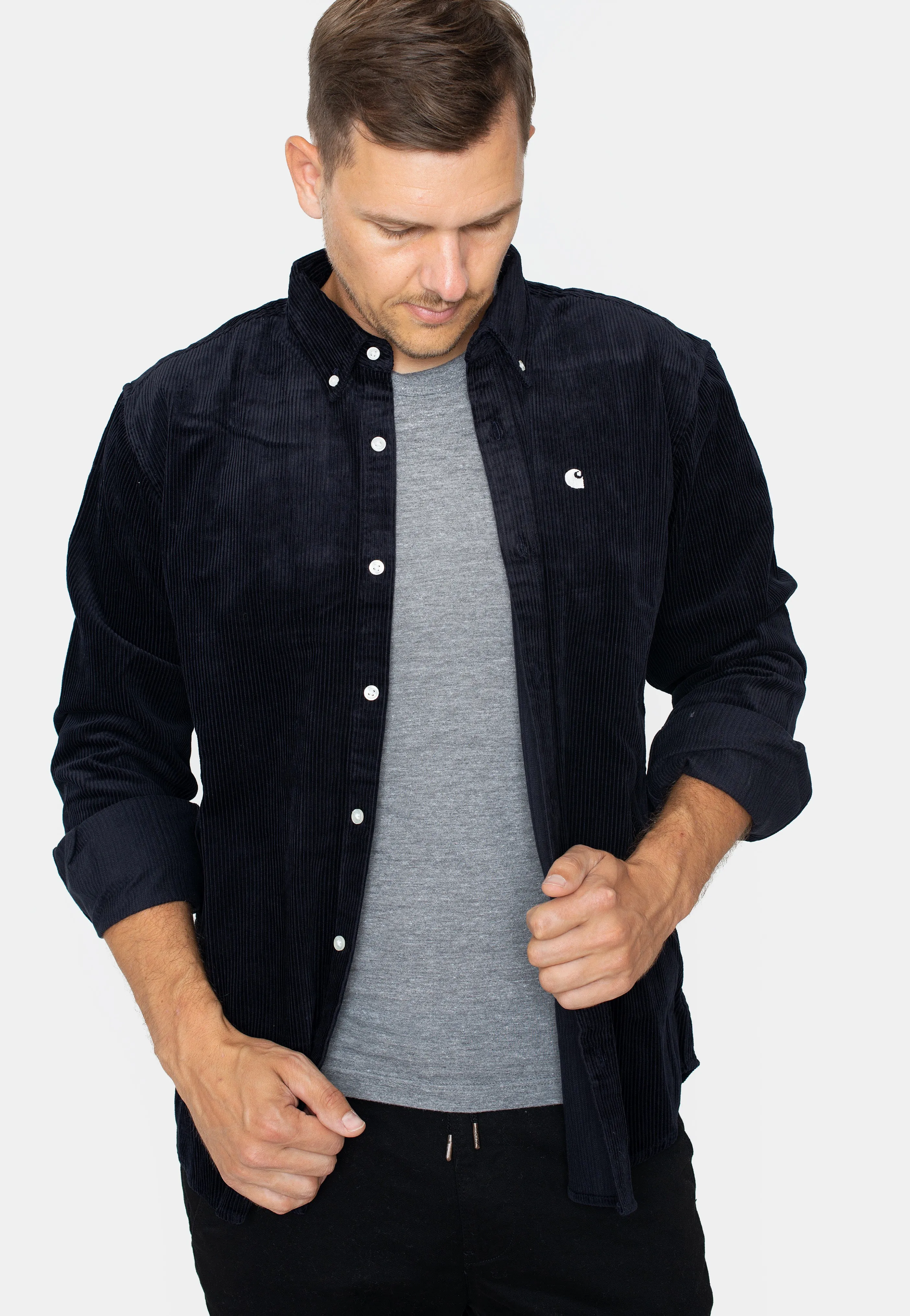 Carhartt WIP - Madison Cord Dark Navy/Wax - Shirt