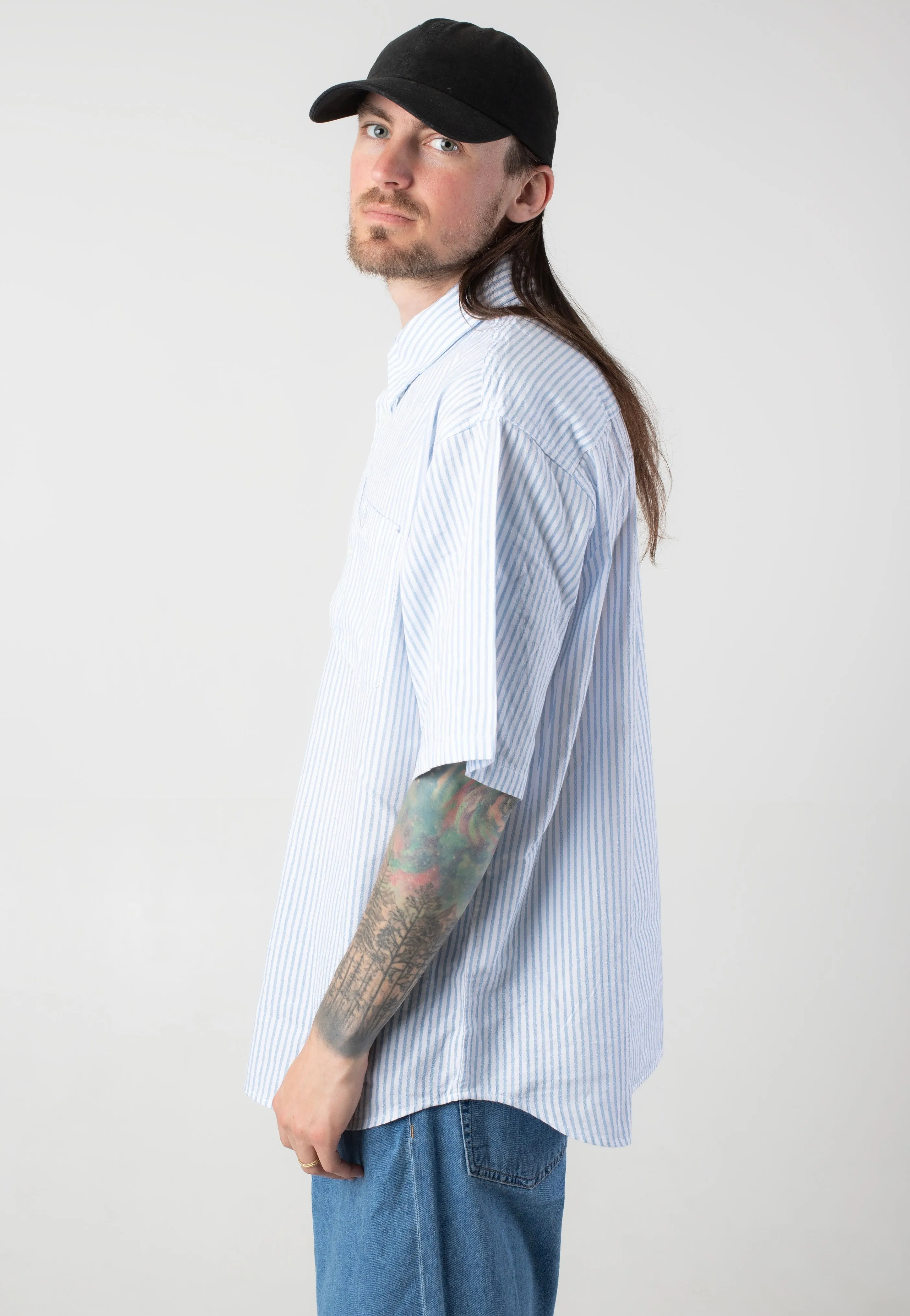 Carhartt WIP - Phelps Phelps Stripe/Bluebird - Shirt