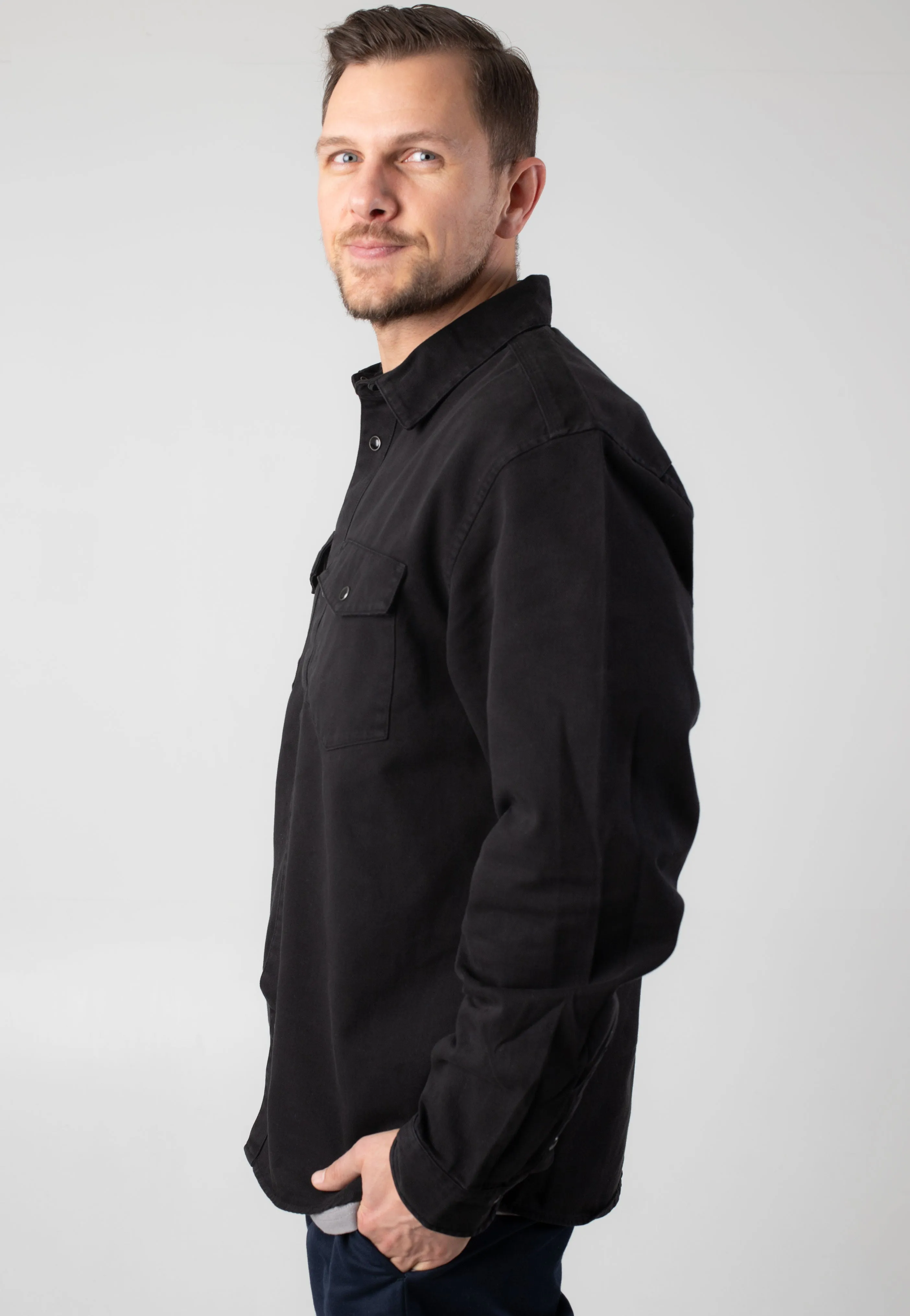 Carhartt WIP - Santa Fe Garment Dyed Black - Shirt