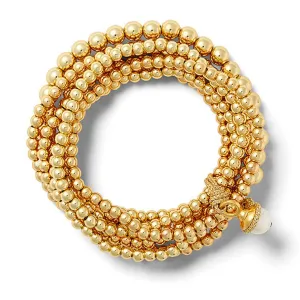 CC AND CO BY CATHERINE CANINO - SALLY BRACELET GOLD BEADS