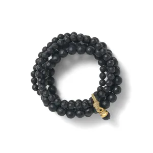 CC AND CO BY CATHERINE CANINO - SALLY BRACELET IN MATTE ONYX