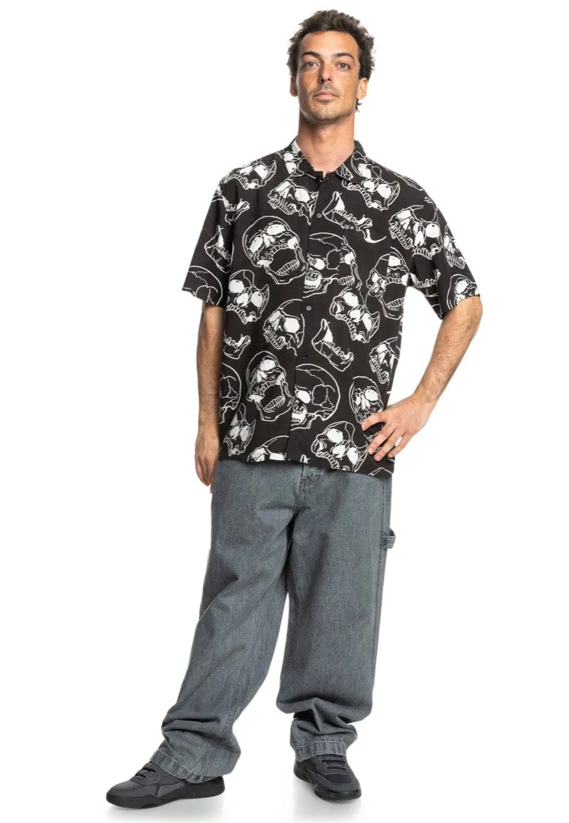 DC - Fracture Black Skully - Shirt
