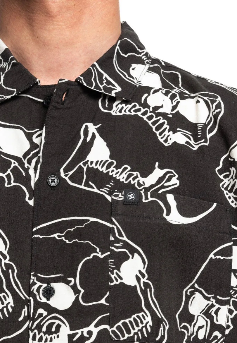 DC - Fracture Black Skully - Shirt
