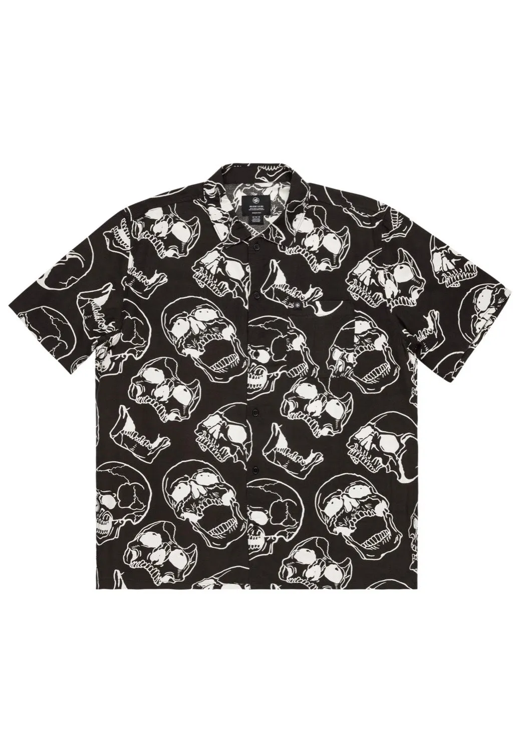DC - Fracture Black Skully - Shirt