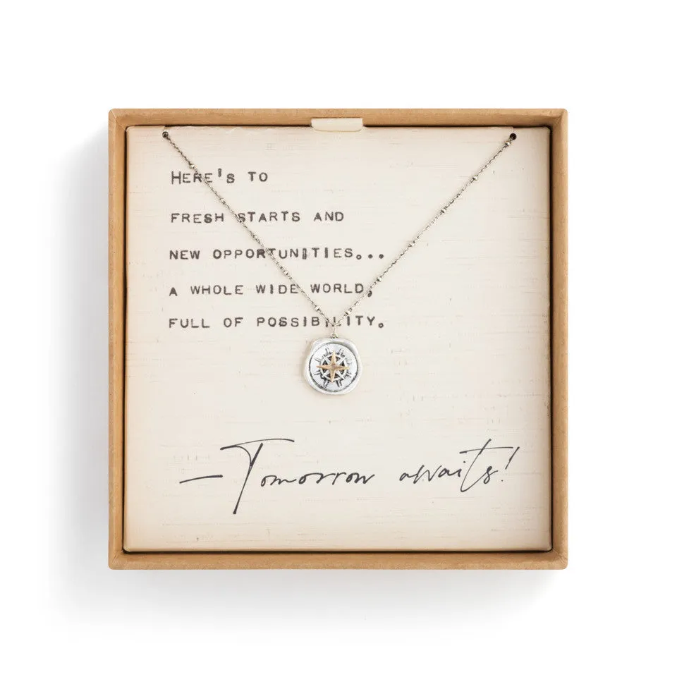 Demdaco Dear You Tomorrow Awaits Pendant Necklace