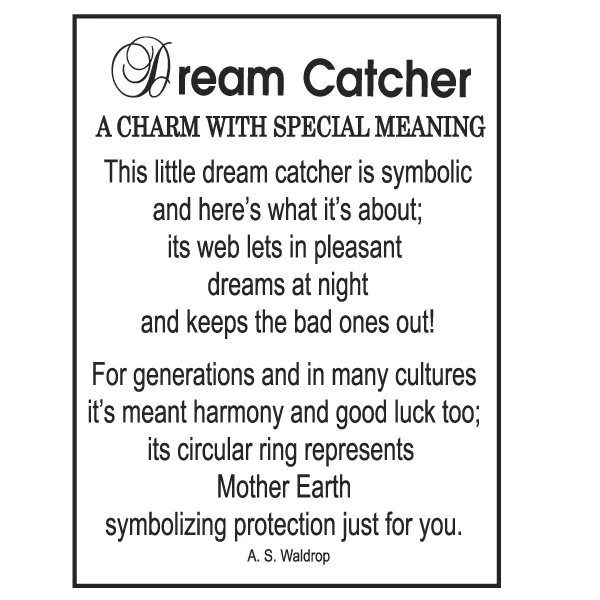Dream Catcher Token Charm