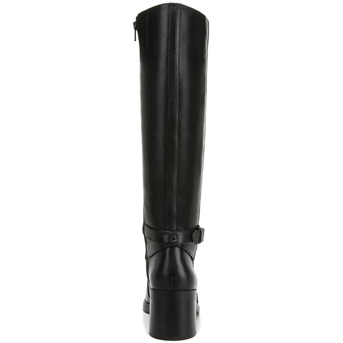 Elliot Womens Leather Square Toe Knee-High Boots