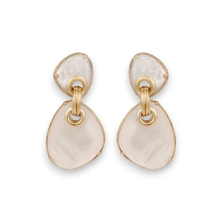 GAS BIJOUX - SILIA MOTHE ROF PEARL EARRINGS