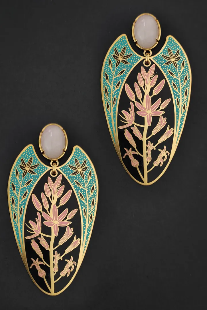Grass Lily Earrings