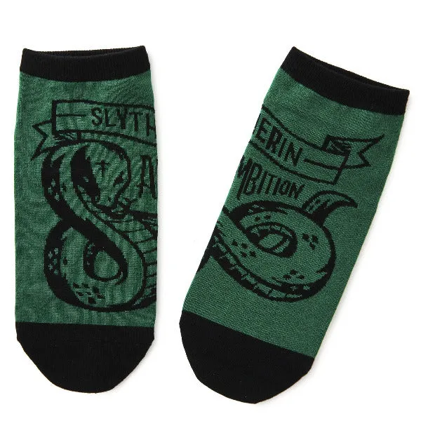 Hallmark Harry Potter Slytherin Novelty Ankle Socks