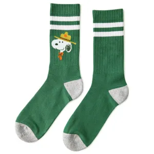 Hallmark Peanuts Beagle Scouts Snoopy Crew Socks