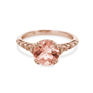 Hayley Ring in Morganite