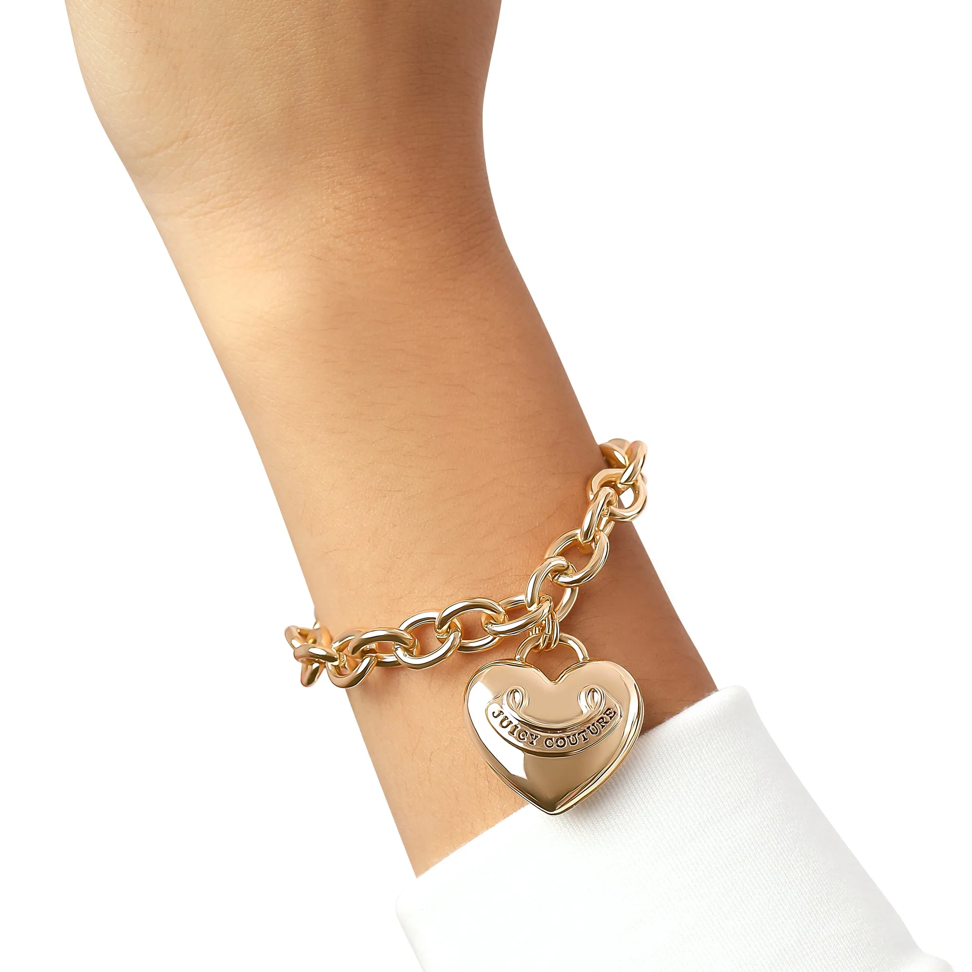 Heart Charm Chain Bracelet Juicy Couture