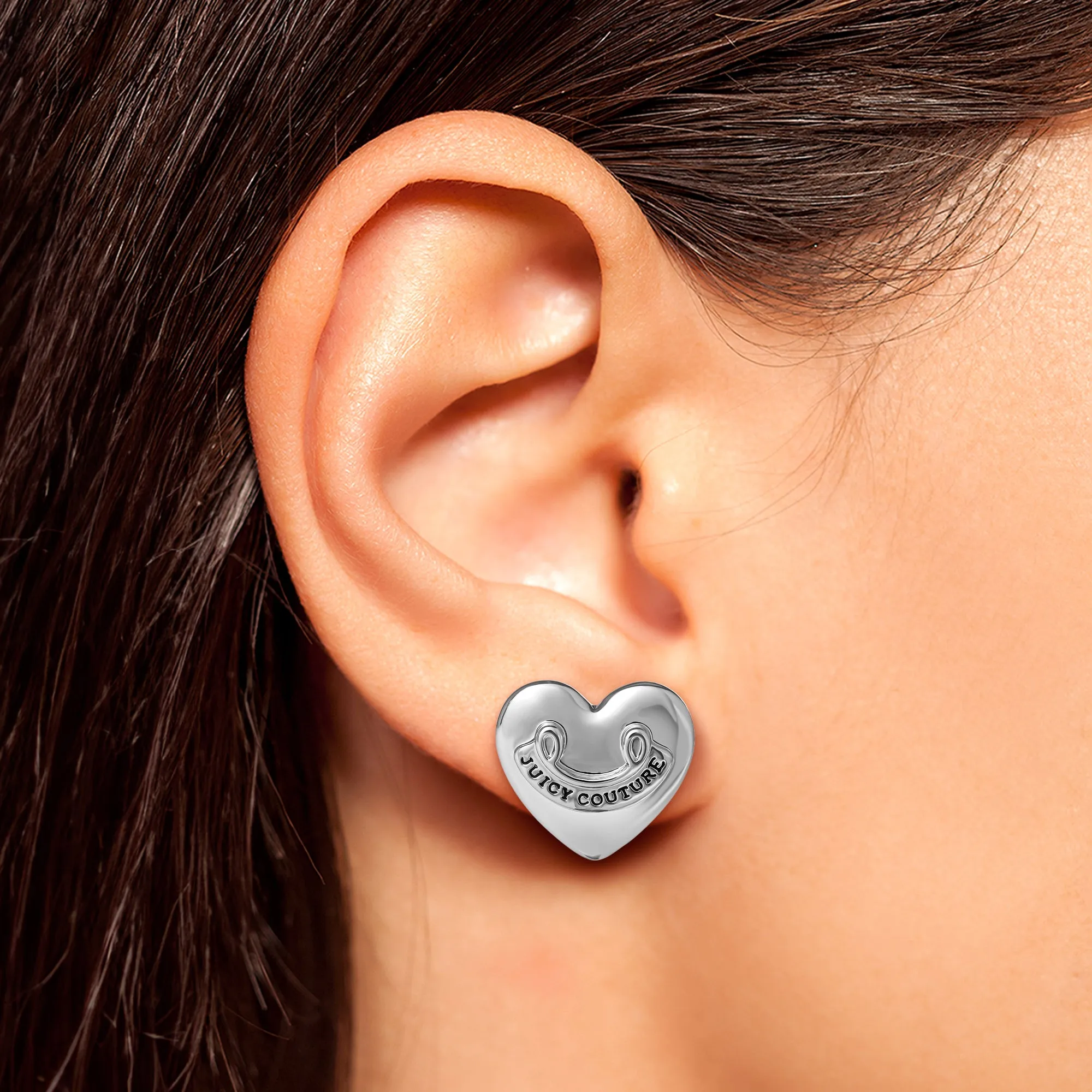 Heart Stud Earrings Juicy Couture