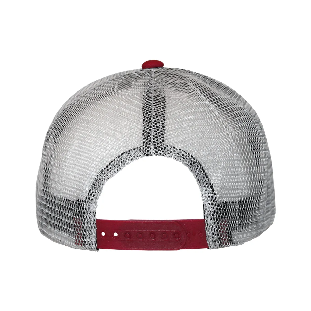 Homefield Vault Seminole Logo Adjustable Flat Bill Snapback Trucker Cap - Crimson/White
