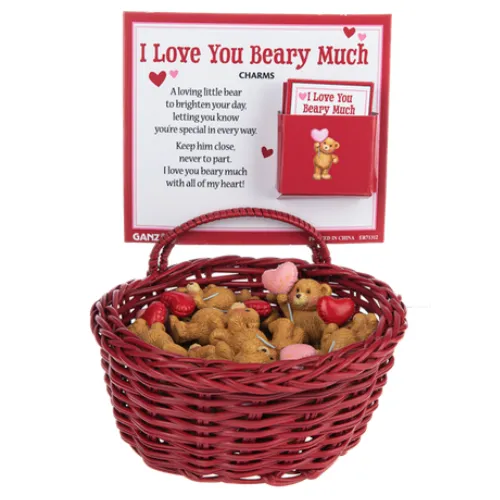 I Love You Beary Much Little Bear Token Charm