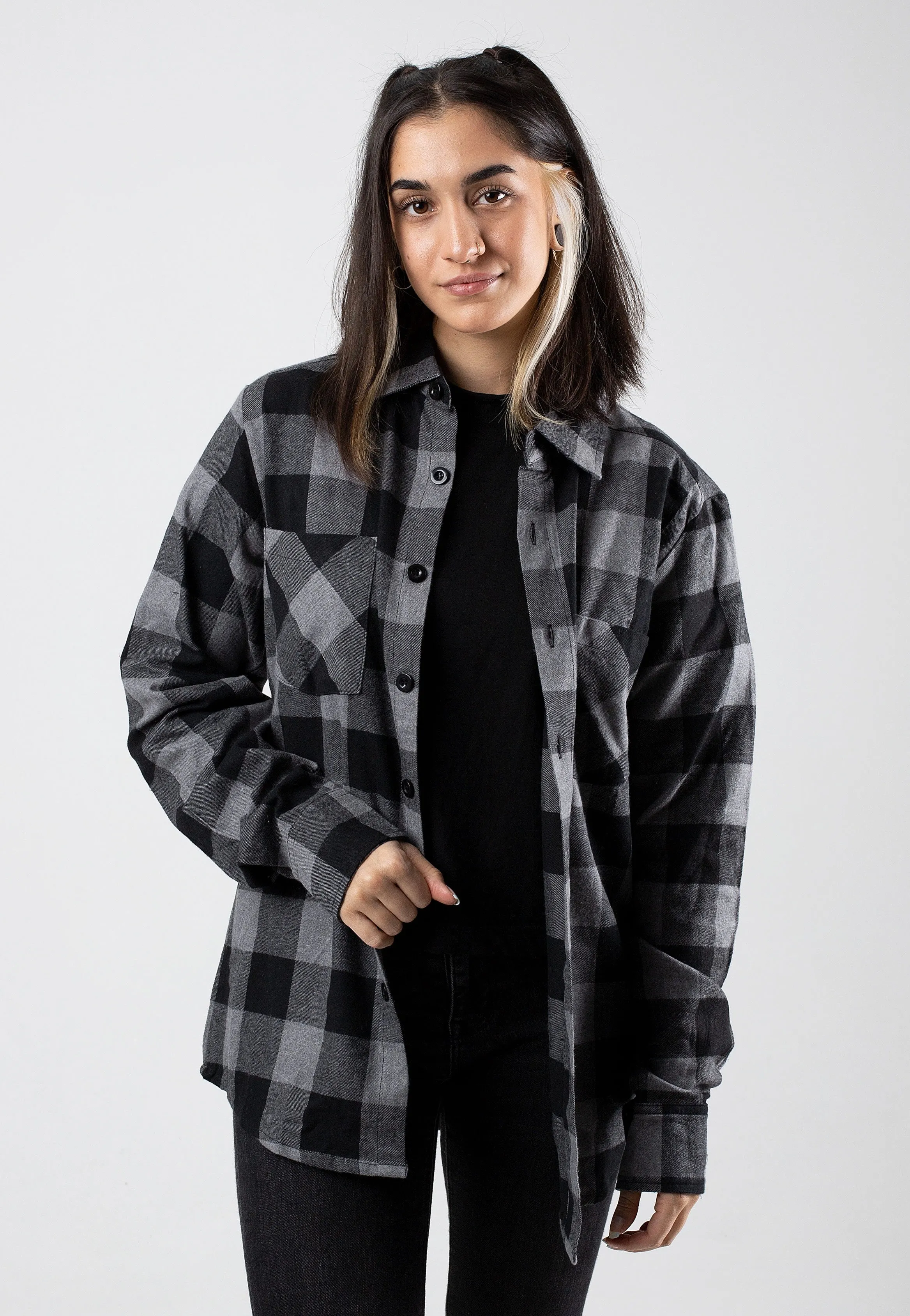 Impericon - Flanell Black/Charcoal - Shirt