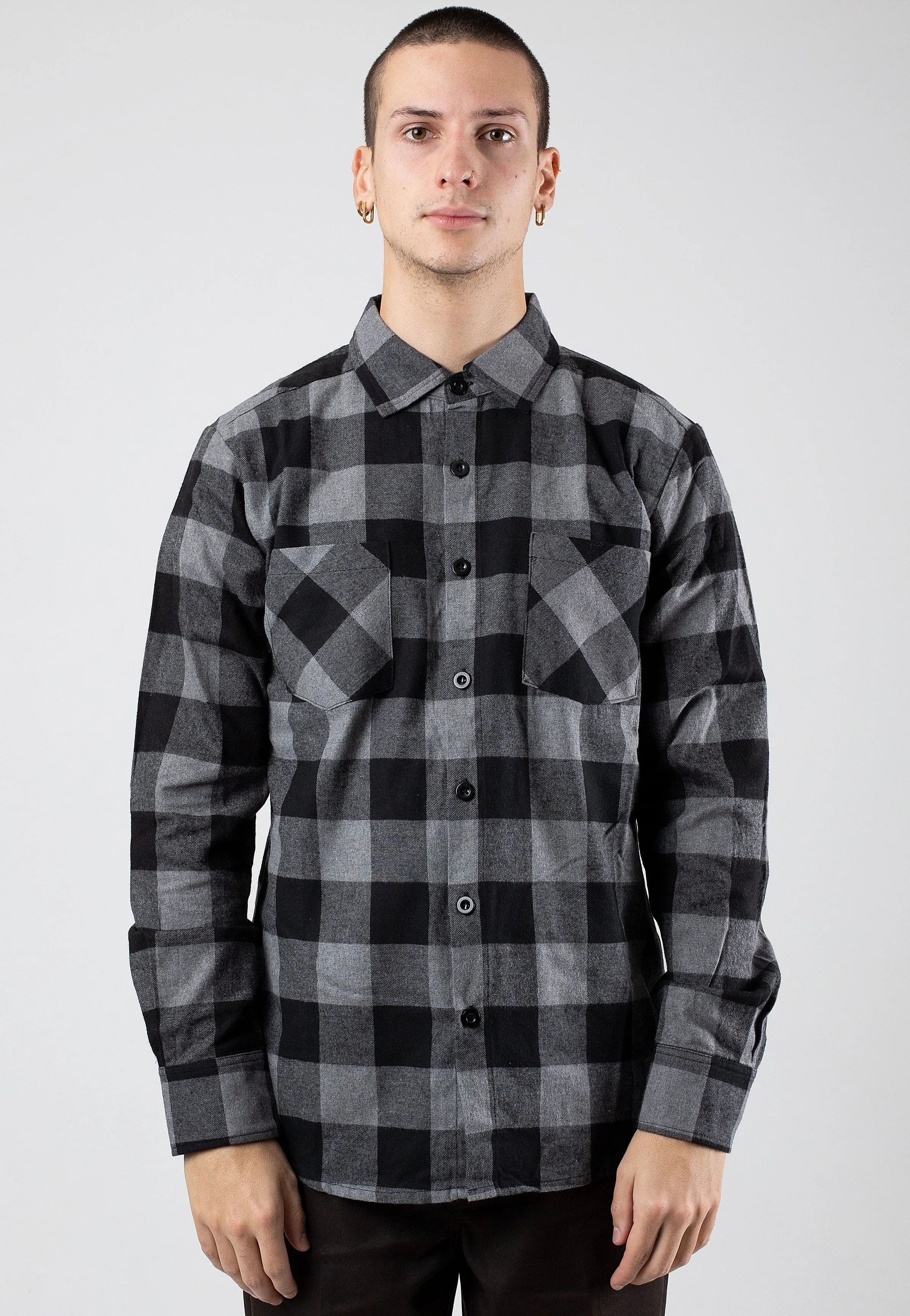 Impericon - Flanell Black/Charcoal - Shirt