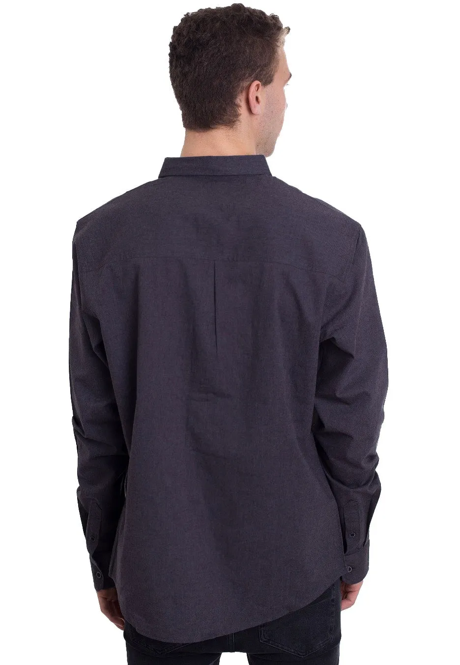 Iriedaily - Samuel L/S Anthracite Melange - Shirt