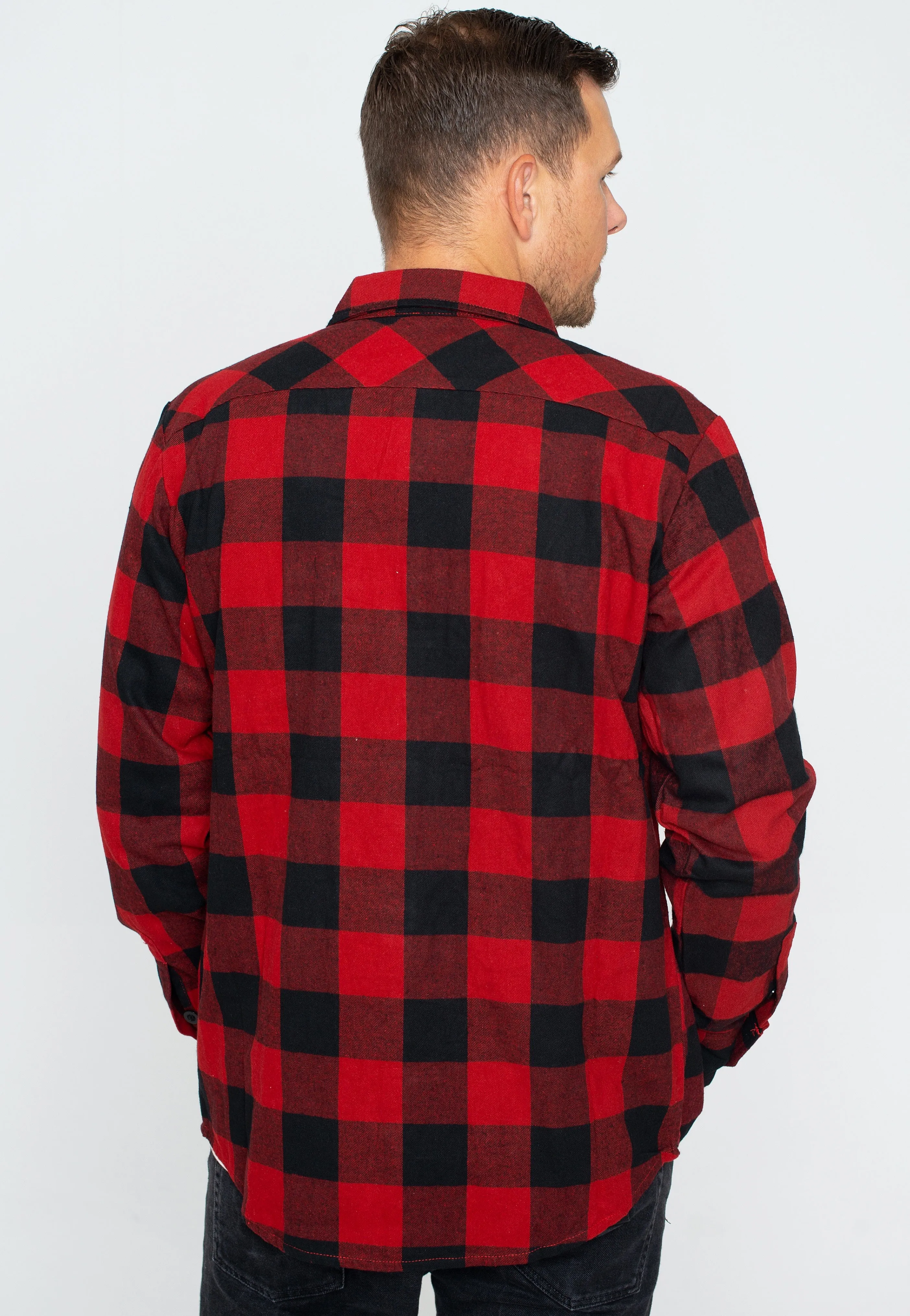 Ironnail - Hooft Black/Red Flanell - Shirt