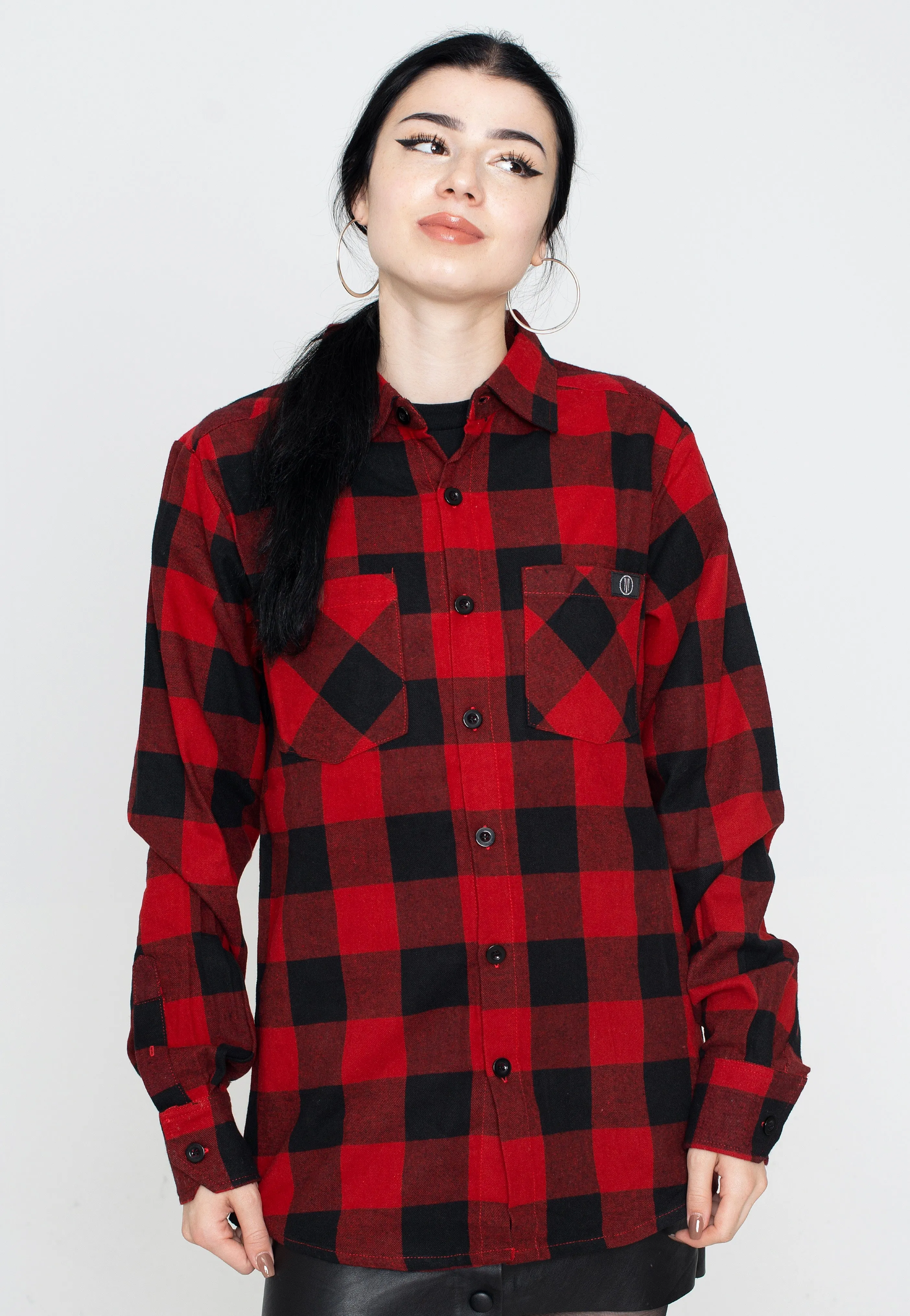 Ironnail - Hooft Black/Red Flanell - Shirt