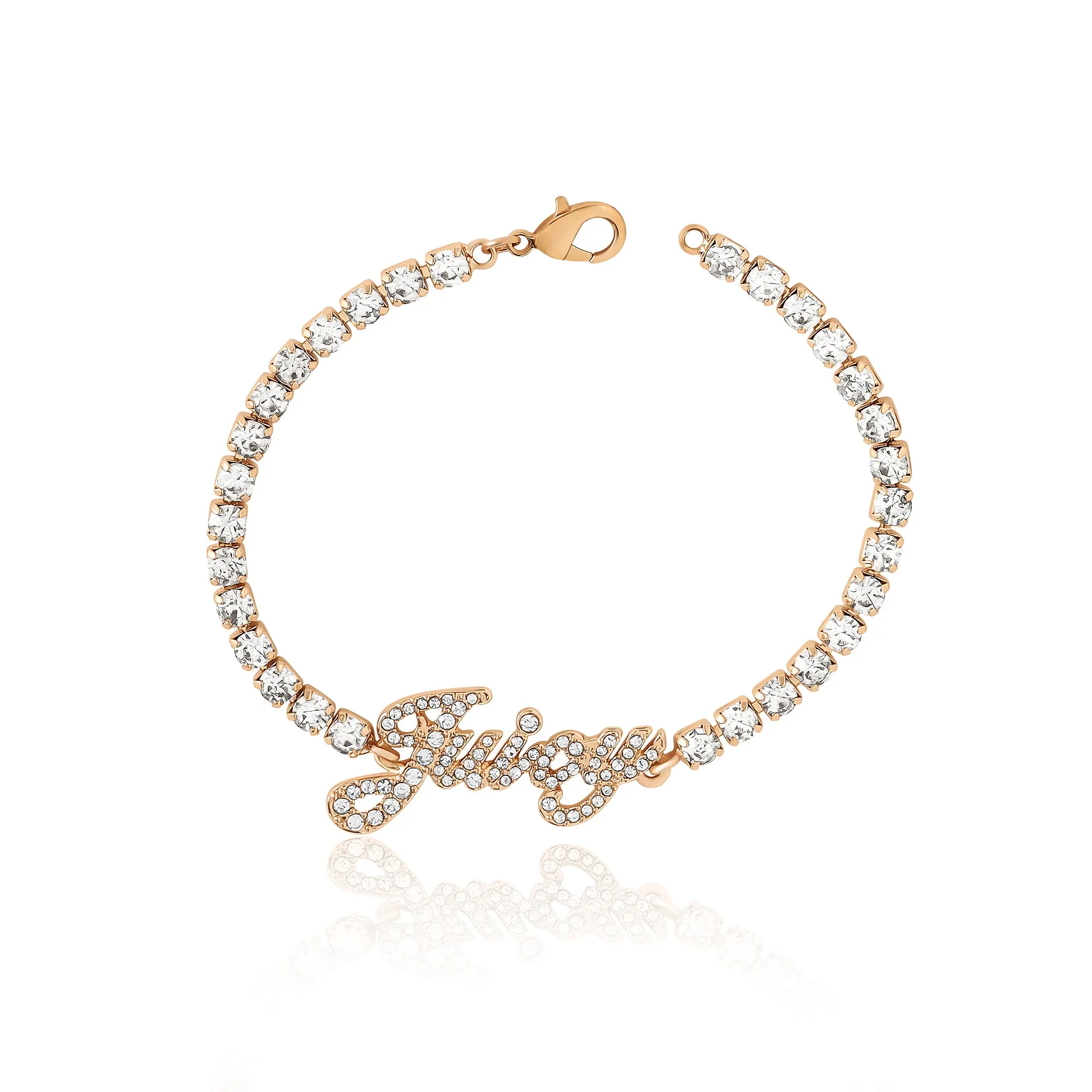 Juicy Script Crystal Tennis Bracelet Juicy Couture