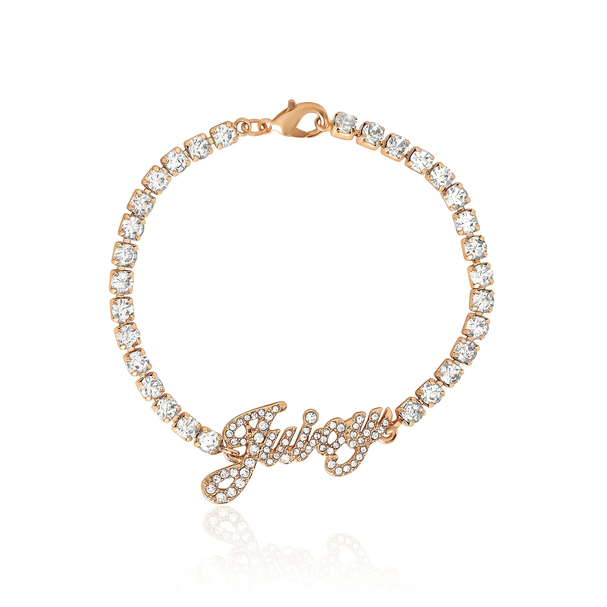 Juicy Script Crystal Tennis Bracelet Juicy Couture