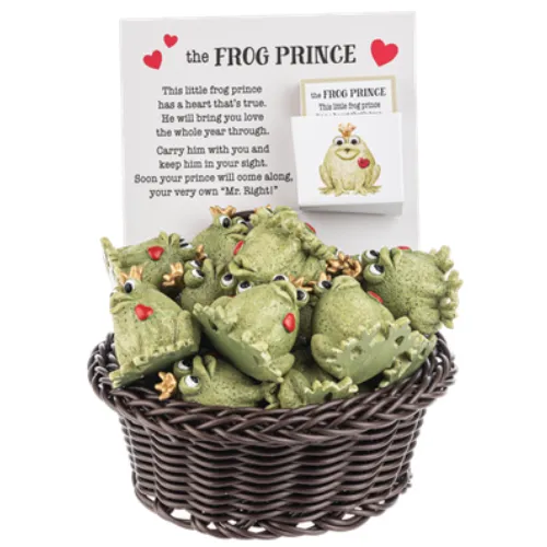 Kissy Face Frog Prince Token Charm