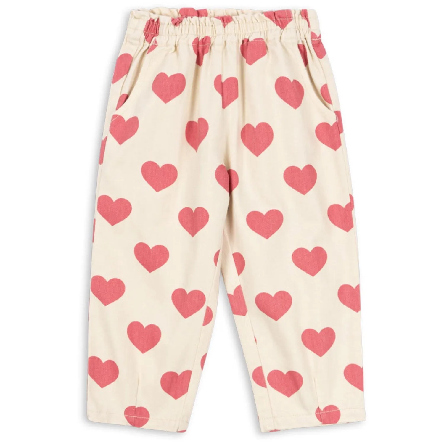 Konges Sljd Bon Coeur Pink Magot Frill Pants GOTS