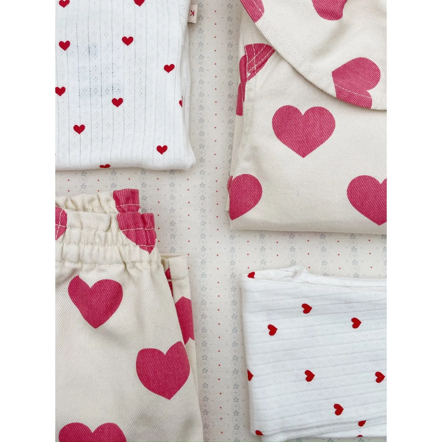 Konges Sljd Bon Coeur Pink Magot Frill Pants GOTS