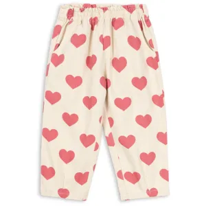 Konges Sljd Bon Coeur Pink Magot Frill Pants GOTS
