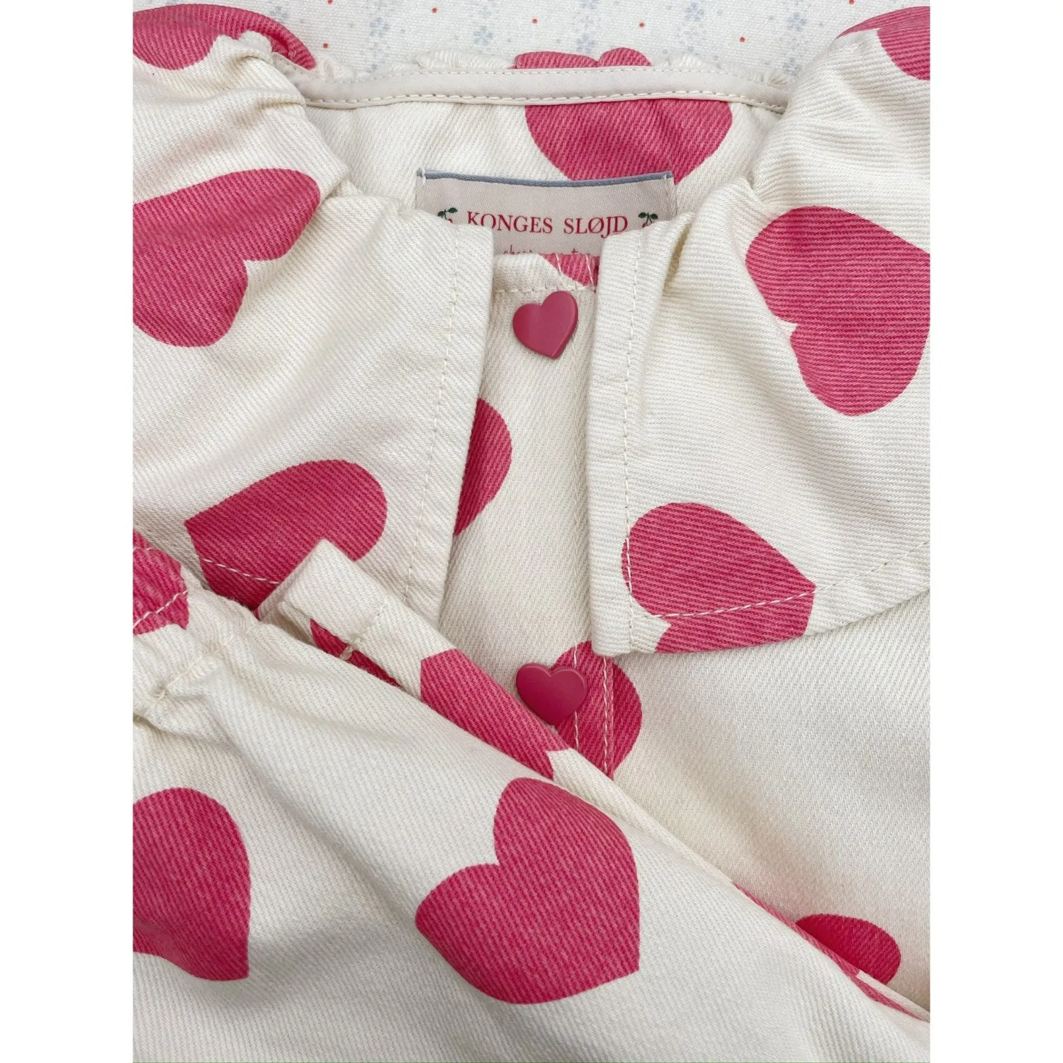 Konges Sljd Bon Coeur Pink Magot Frill Pants GOTS