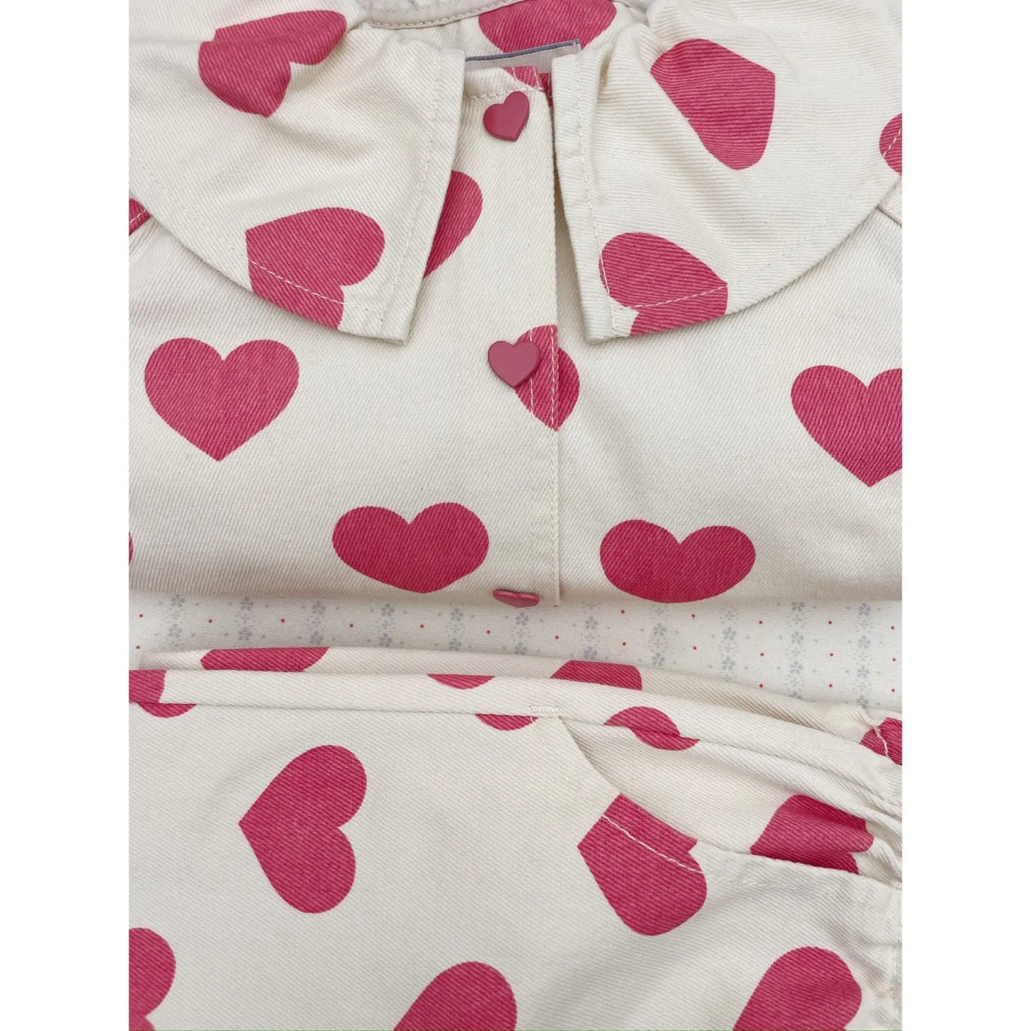 Konges Sljd Bon Coeur Pink Magot Frill Pants GOTS