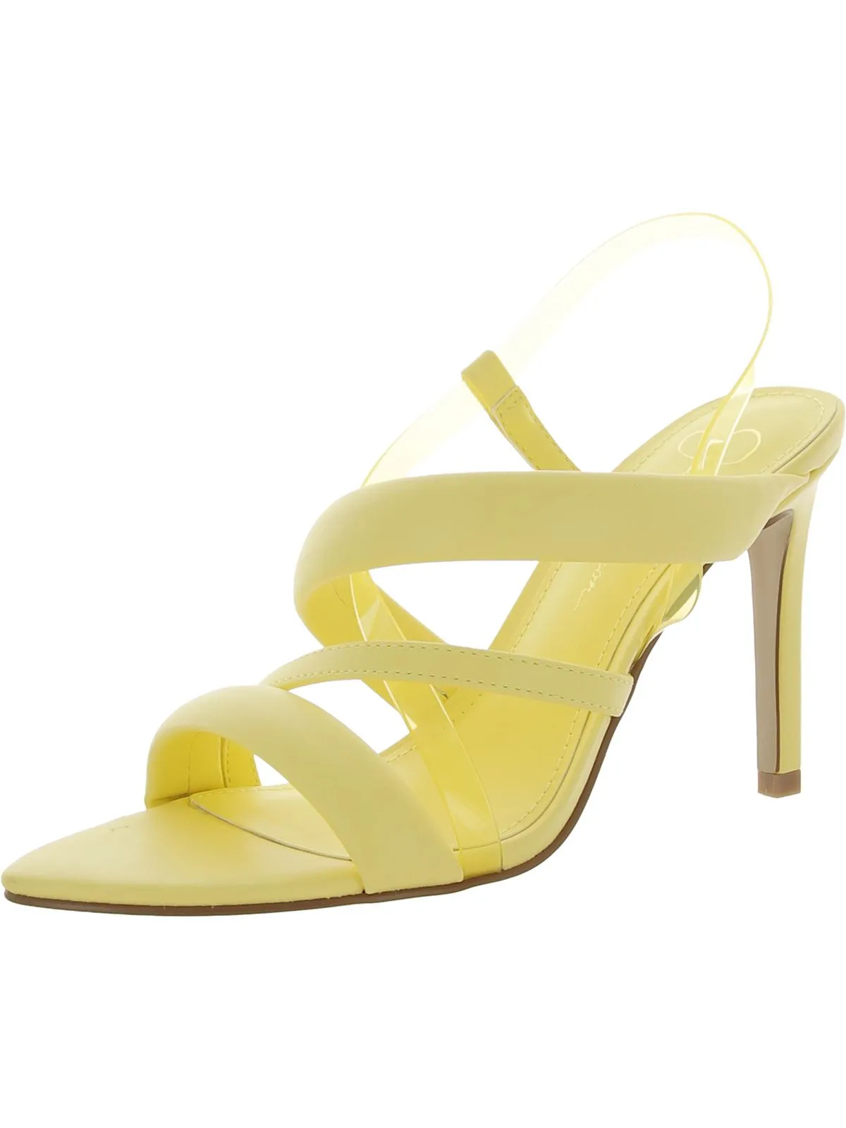 Krissta  Womens Faux Leather Pointed Toe Heels