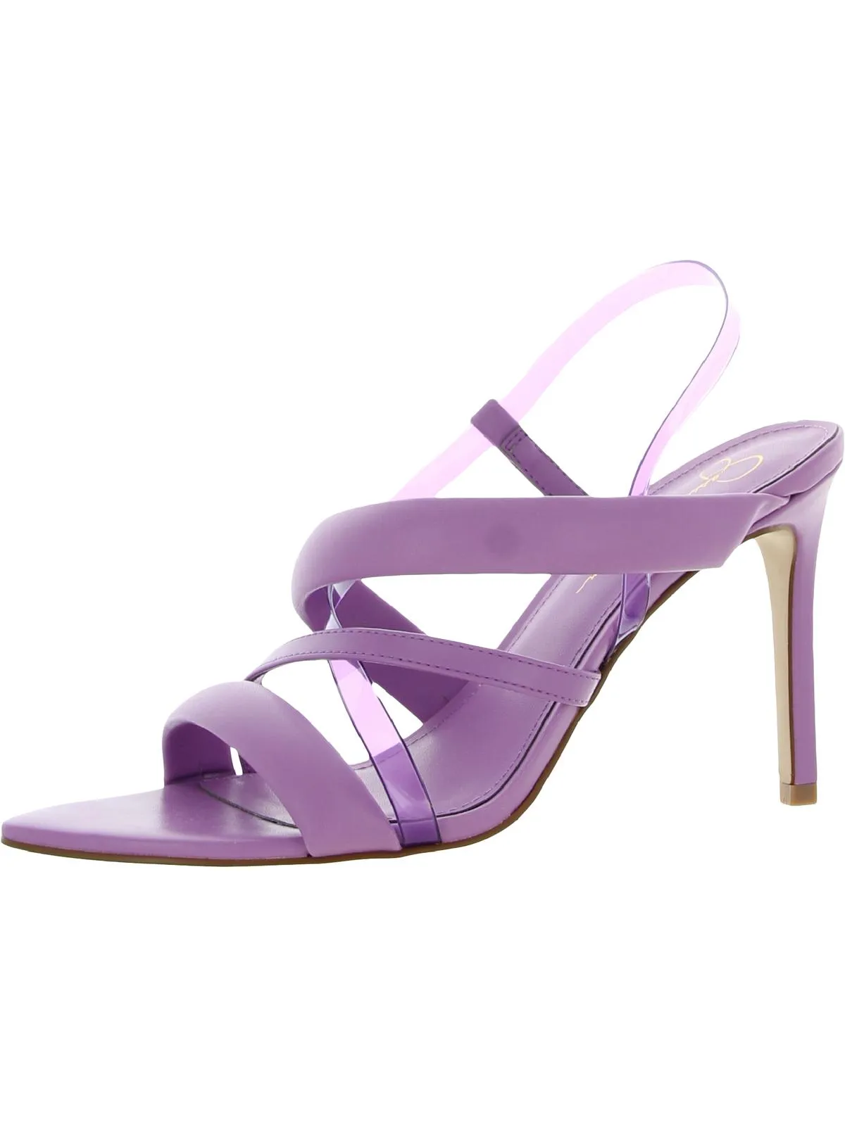Krissta  Womens Faux Leather Pointed Toe Heels