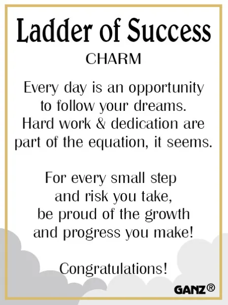 Ladder of Success Pocket Token Charm