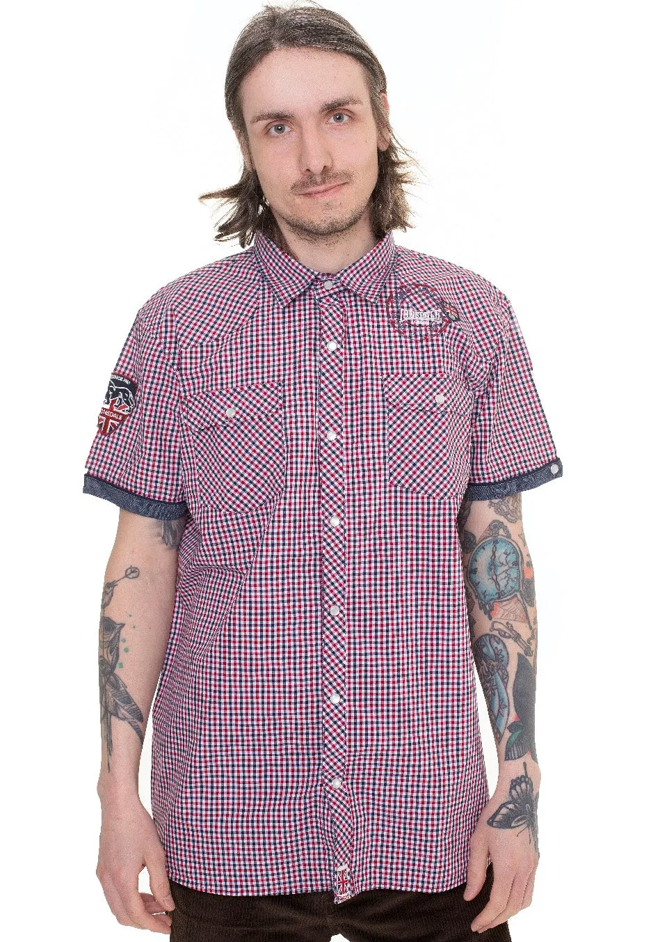 Lonsdale - Reigate Navy/Red/ White - Shirt