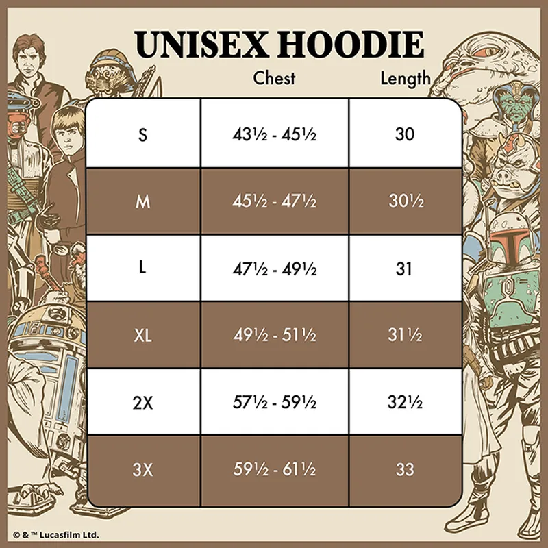 Loungefly Star Wars: Return of the Jedi Light Vs. Dark Unisex Hoodie